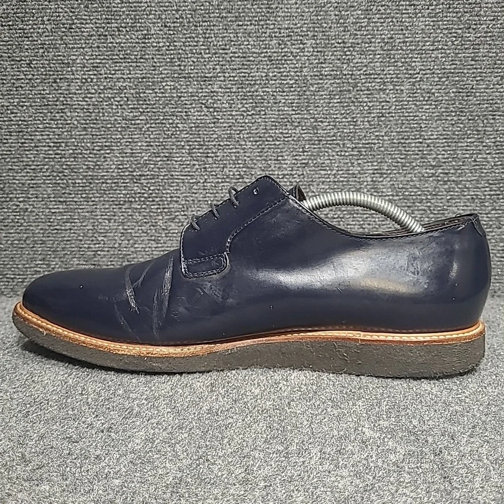 Common Projects Derby Shine Navy Blue Patent Leather EU44 US11